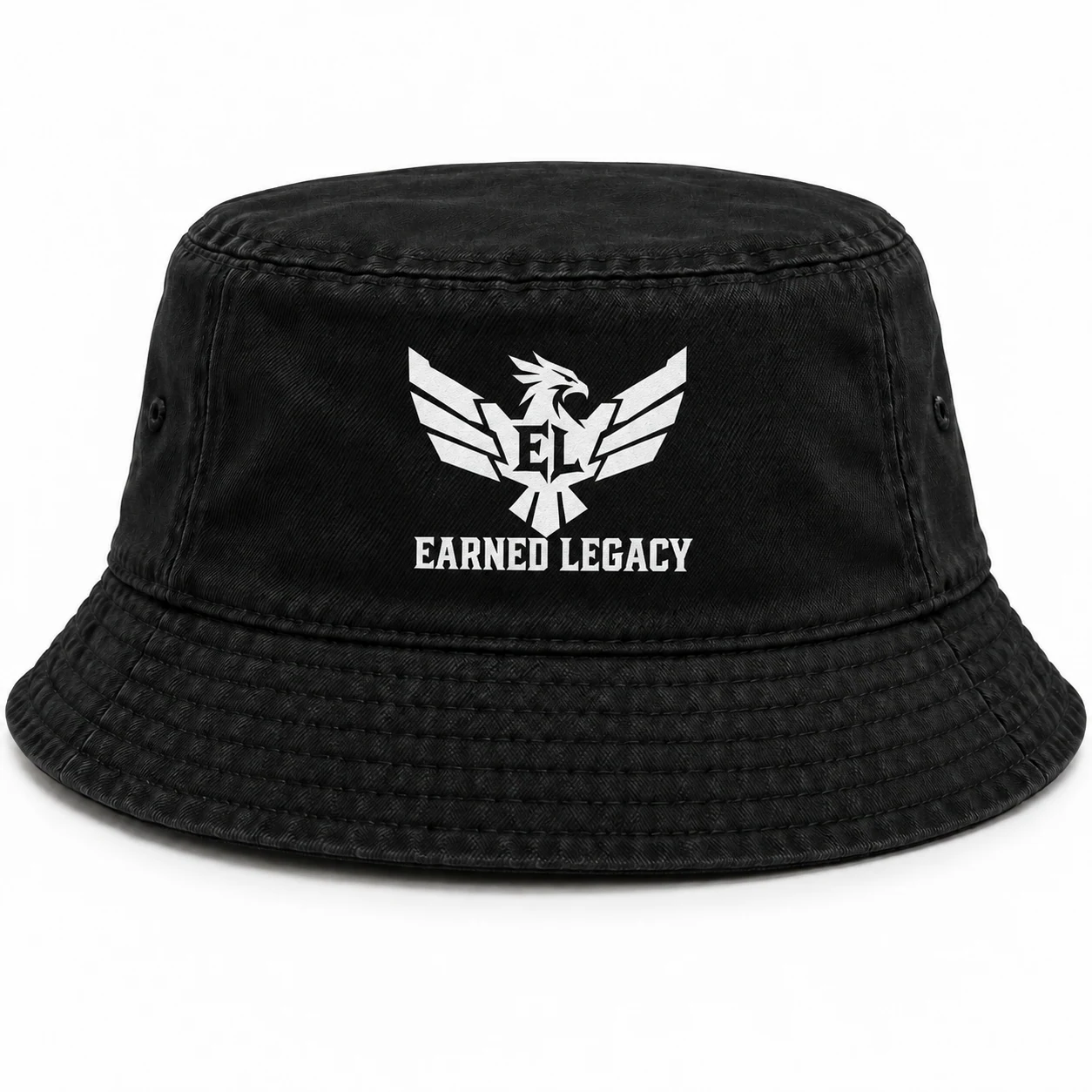 Phoenix Bucket Hat: complete front and side design preview