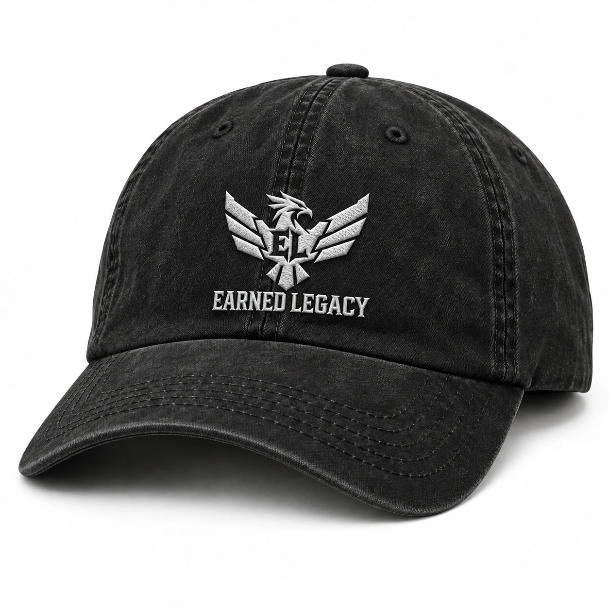 Phoenix Dad Cap: complete front and side design preview