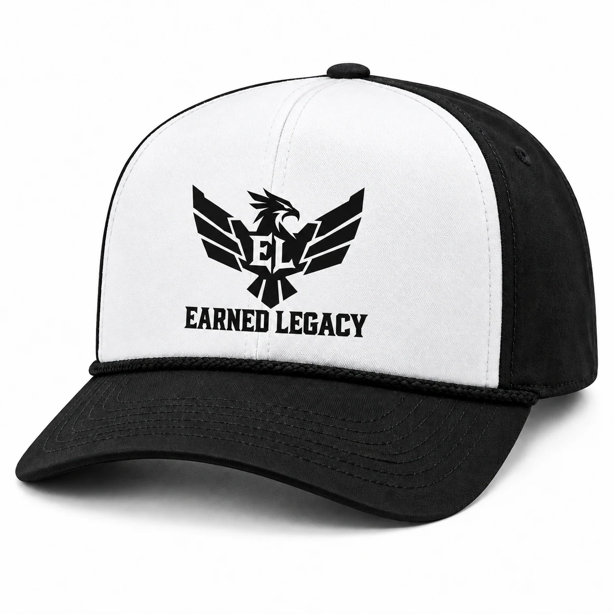 Phoenix Rope Cap: complete front and side design preview